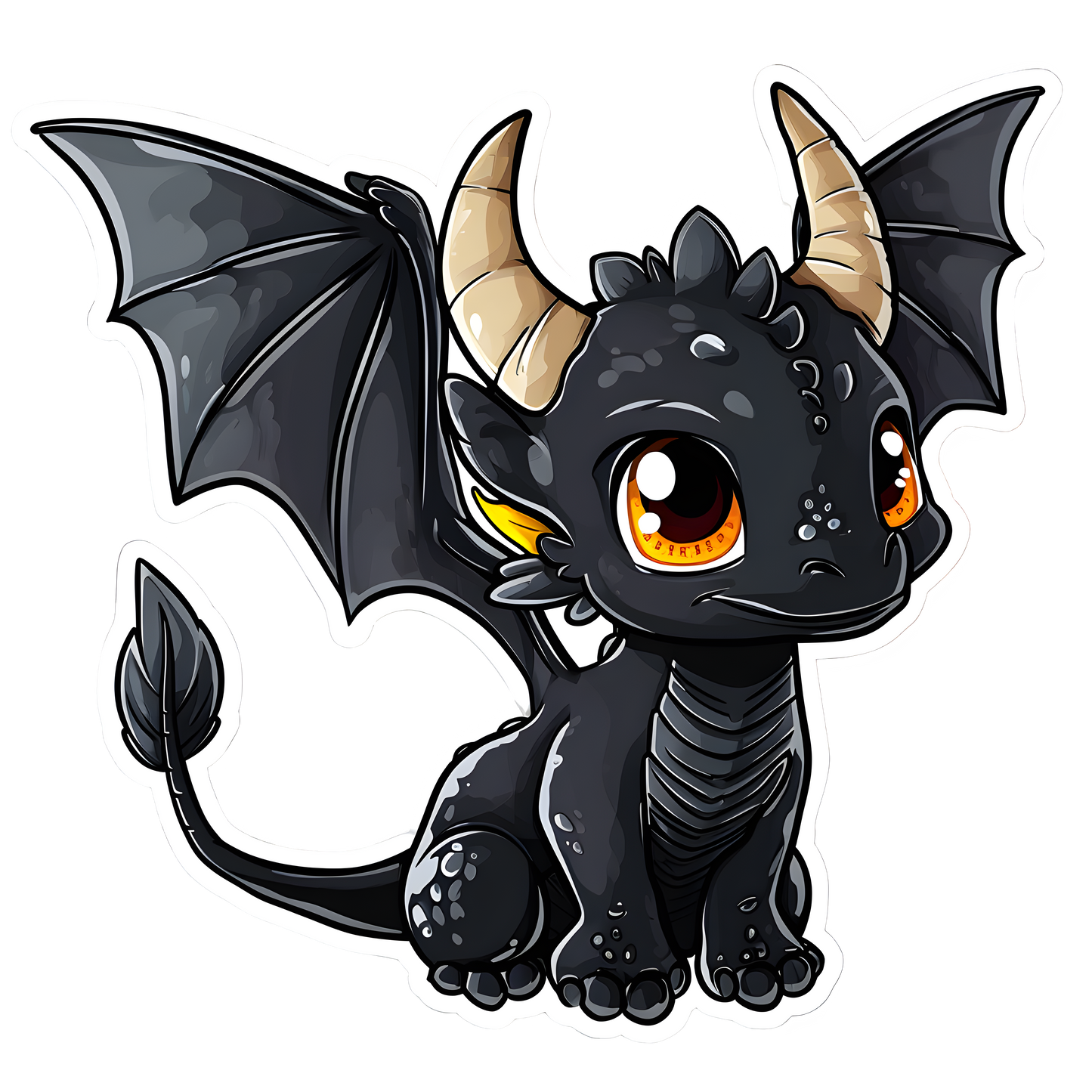 Sticker - Black Dragon