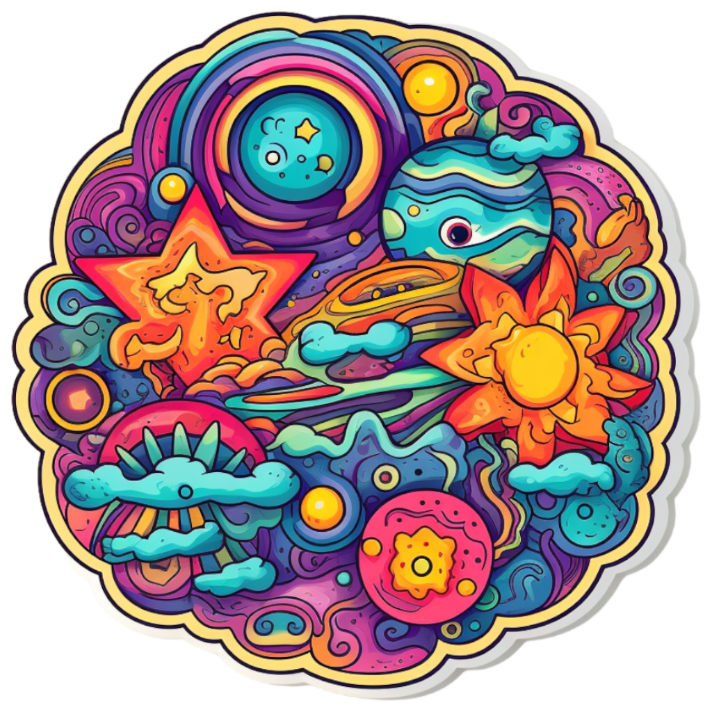 Sticker - Trippy Space