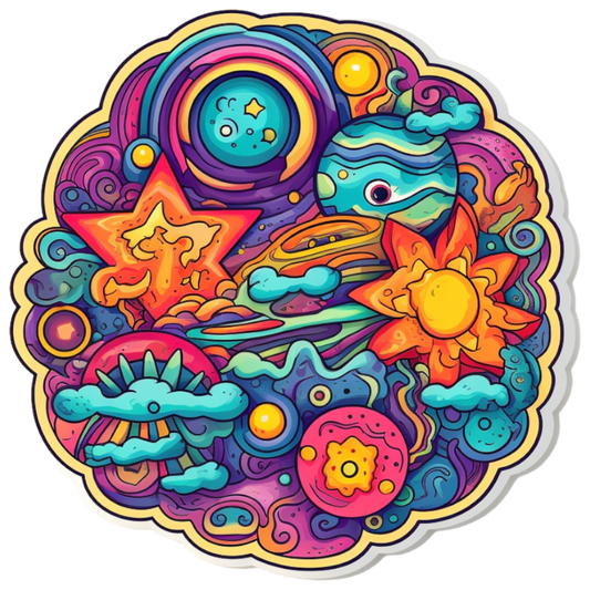 Sticker - Trippy Space