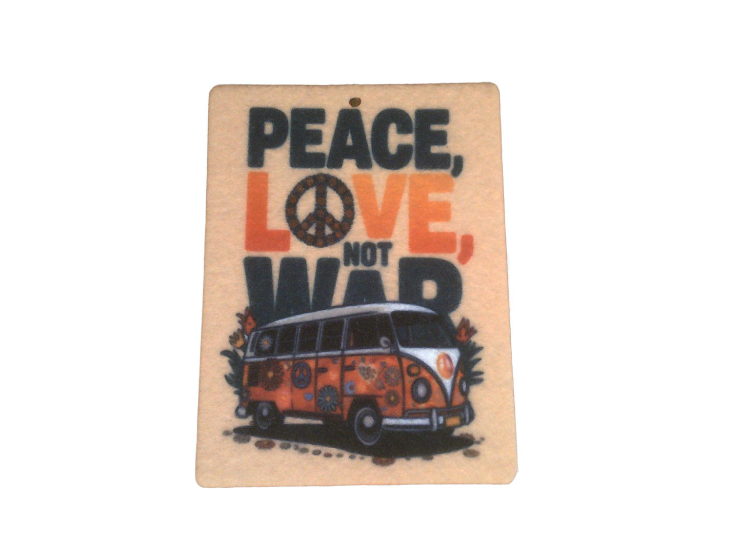 Air Freshener - Peace, Love, Not War