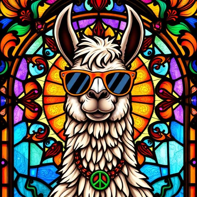 Hippie Llama Logo